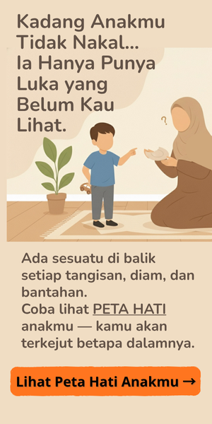 banner pelatihan online peta hati tegak